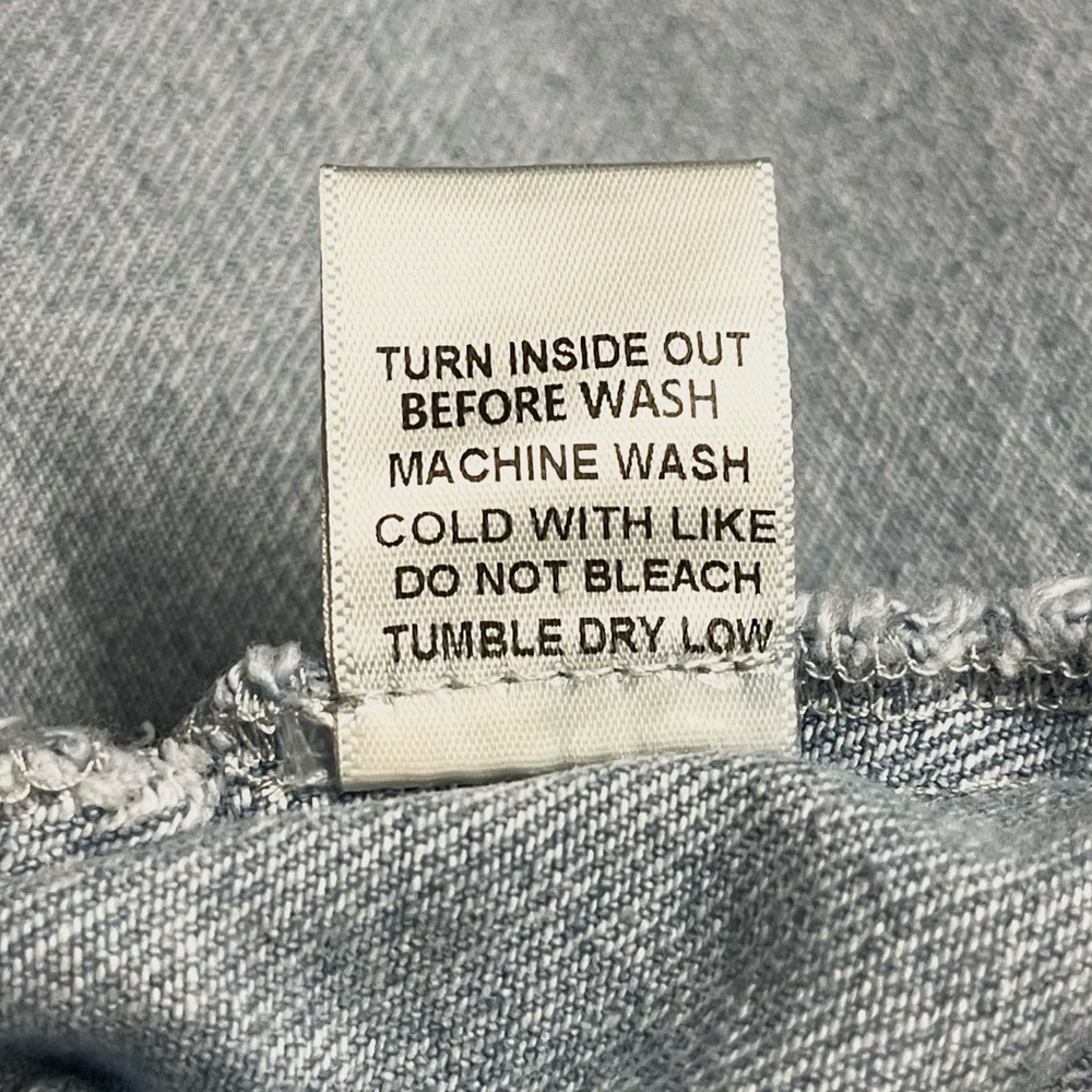 Promesa Days Go By Light Blue Washed Denim Over-Sized Button Front Vest - Picture 9 of 9
